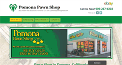 Desktop Screenshot of pomonapawnshop.net